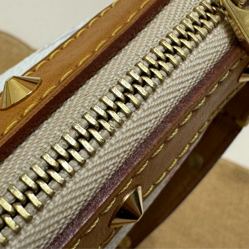 耶誕跨年優惠中🎄LV村上隆白三彩麻將包/LV麻將包/LV卯釘麻將包 Louis Vuitton/路易威登/LV Vintage/LV中古包/LV肩背包-58