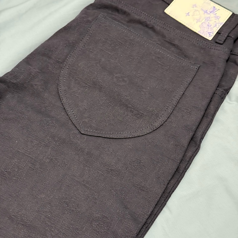 Louis Vuitton watercolor monogram denim jeans 31 牛仔褲-9