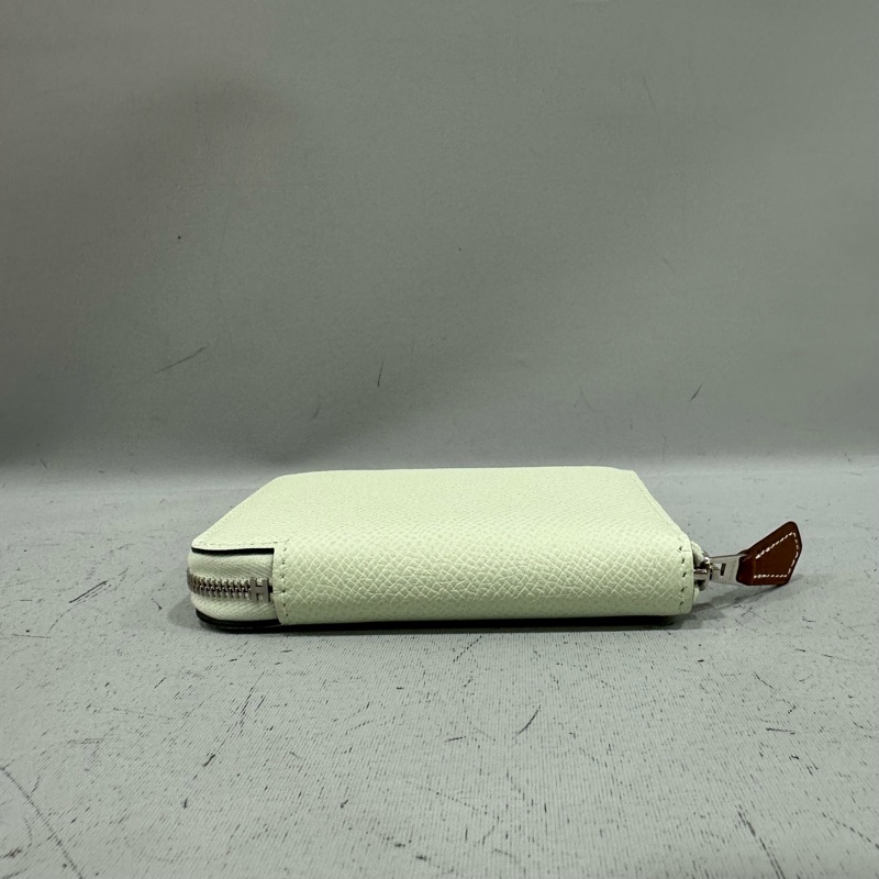 Hermes 氣泡綠絲巾短夾 silkin-2