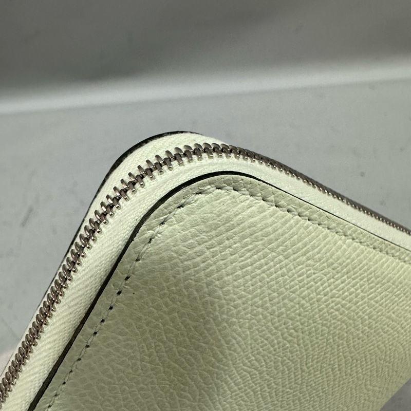 Hermes 氣泡綠絲巾短夾 silkin-13