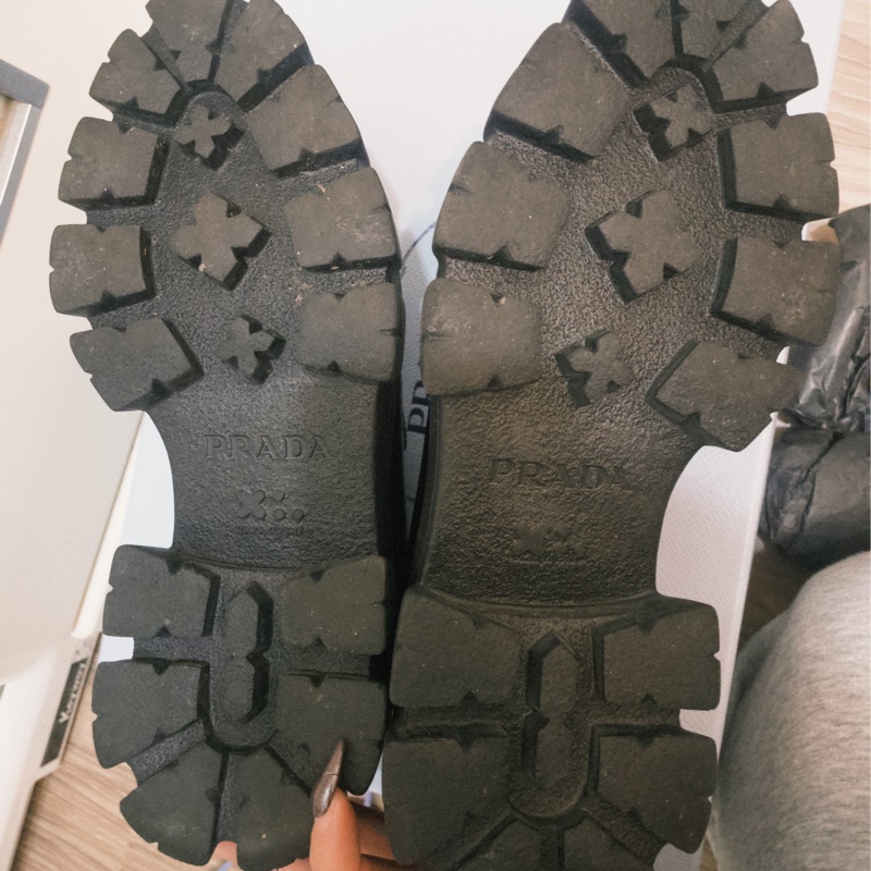 Prada Monolith 拋光皮革厚底便鞋|36|有盒有防塵袋|少穿-13