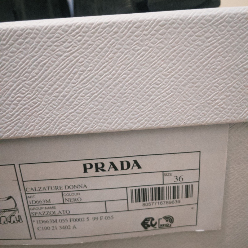 Prada Monolith 拋光皮革厚底便鞋|36|有盒有防塵袋|少穿-14