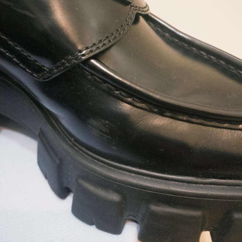 Prada Monolith 拋光皮革厚底便鞋|36|有盒有防塵袋|少穿-18