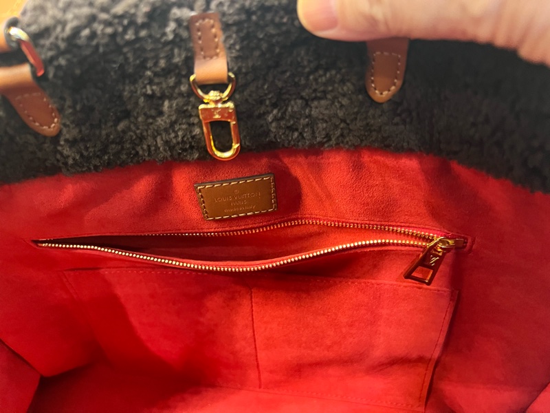 LV Teddy Monogram On The Go GM 路易威登羊毛泰迪托特購物包-7