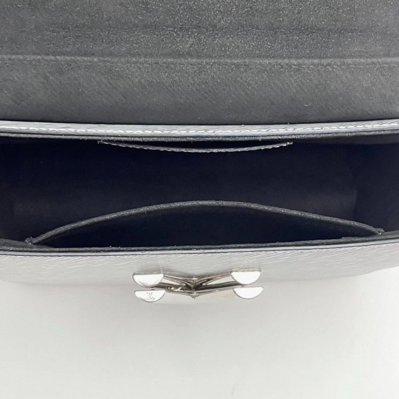 LV銀色銀扣 twist水波紋中號手提肩背包23*16*9 98新配件鏡子塵袋-5