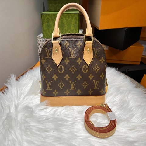 97新B0159 路易威登/Louis Vuitton 老花貝殼包BB