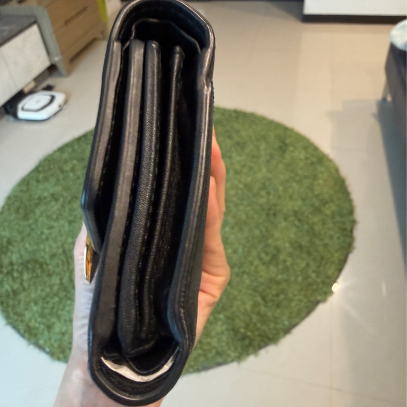 二手正品Gucci 經典 sylvie 短夾（無磨皮）附紙袋～看圖看內文-3