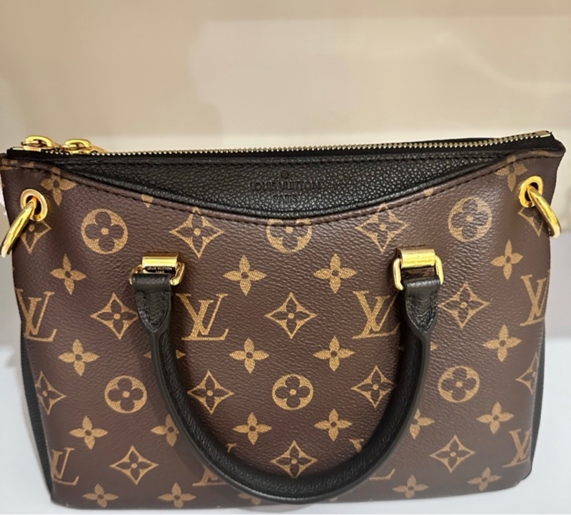 絕版極新✨LV老花pallas拼黑色傳奇BB-1