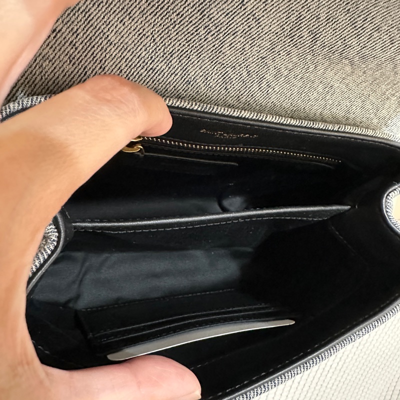 YSL loulou toy 牛仔包-10