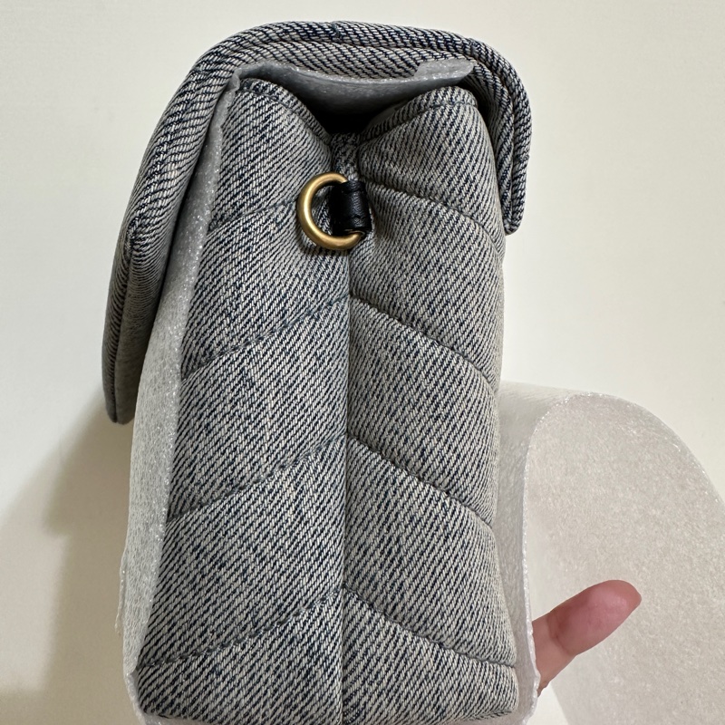 YSL loulou toy 牛仔包-12