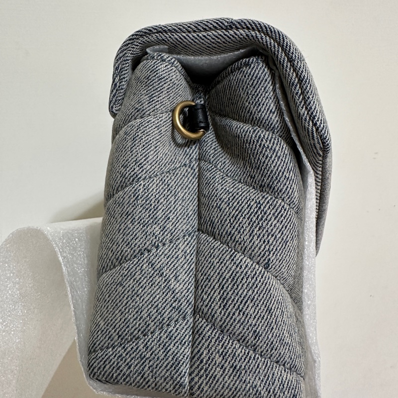 YSL loulou toy 牛仔包-13