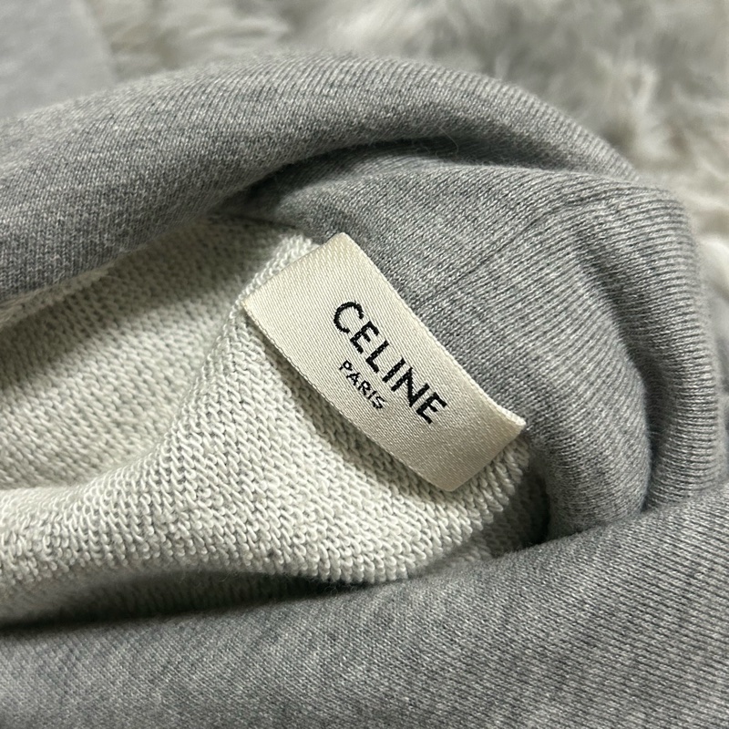 ✨Celine 灰色帽T 99新-4