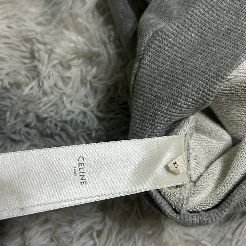 ✨Celine 灰色帽T 99新-5