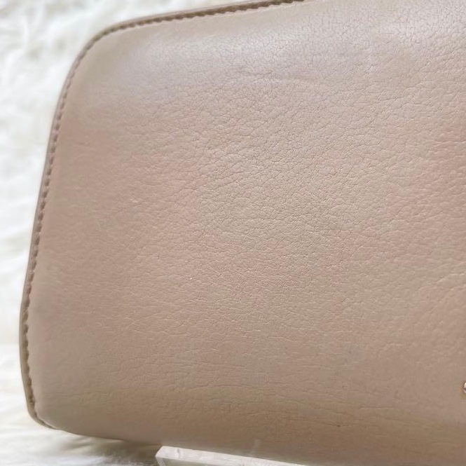 🌷YSL 奶茶色短夾 ｜經典花紋✦fufu style 精品✦ 氣質款｜皮夾.短夾.錢包-5