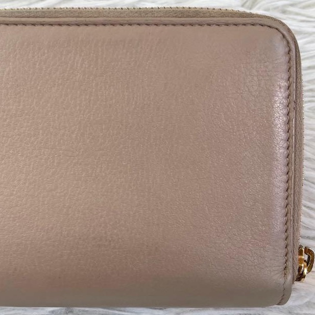 🌷YSL 奶茶色短夾 ｜經典花紋✦fufu style 精品✦ 氣質款｜皮夾.短夾.錢包-10