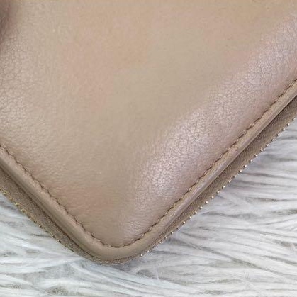 🌷YSL 奶茶色短夾 ｜經典花紋✦fufu style 精品✦ 氣質款｜皮夾.短夾.錢包-12