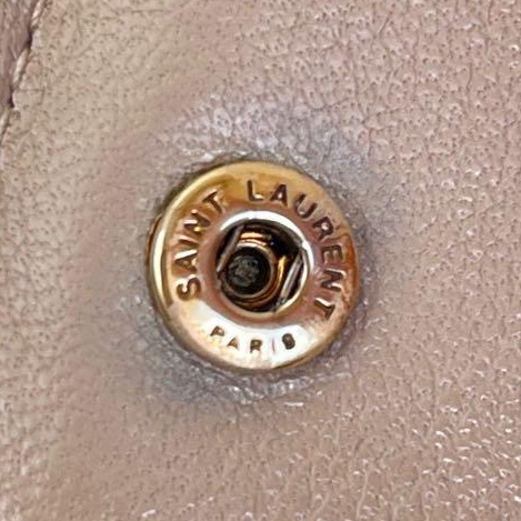 🌷YSL 奶茶色短夾 ｜經典花紋✦fufu style 精品✦ 氣質款｜皮夾.短夾.錢包-18