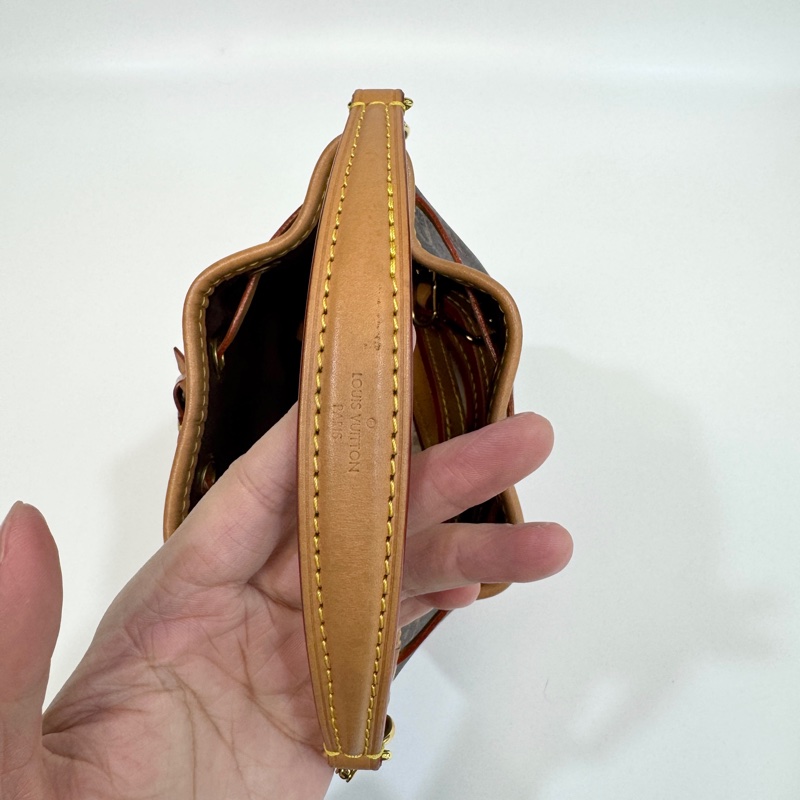 🥨超優惠路易威登小水桶LV原花Nano Noe束口水桶包M81266-20