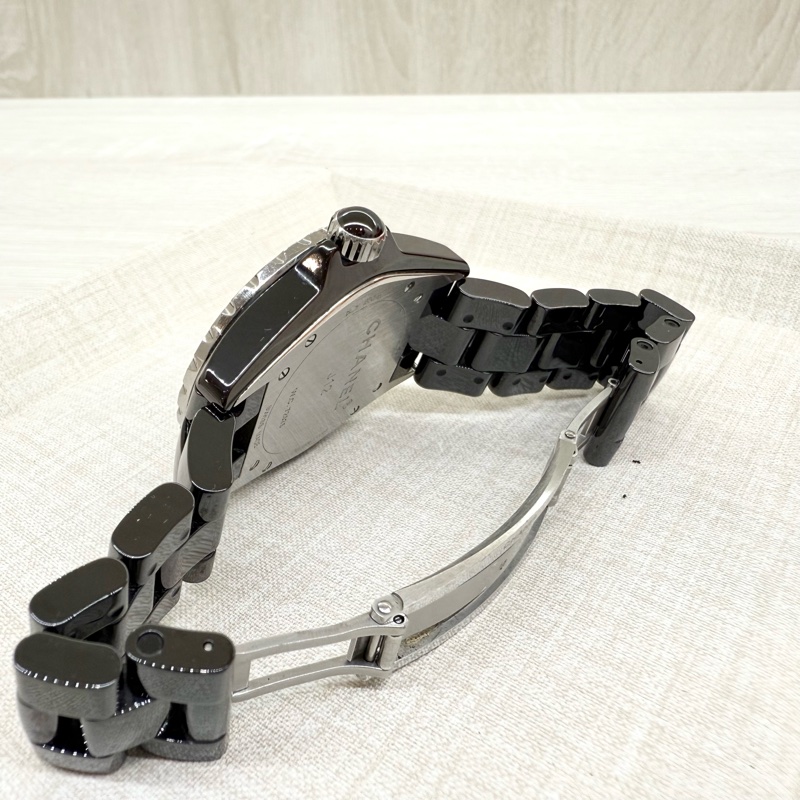CHANEL黑色J12腕錶38MM/H0685-5