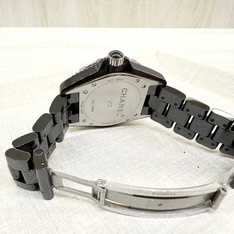 CHANEL黑色J12腕錶38MM/H0685-6