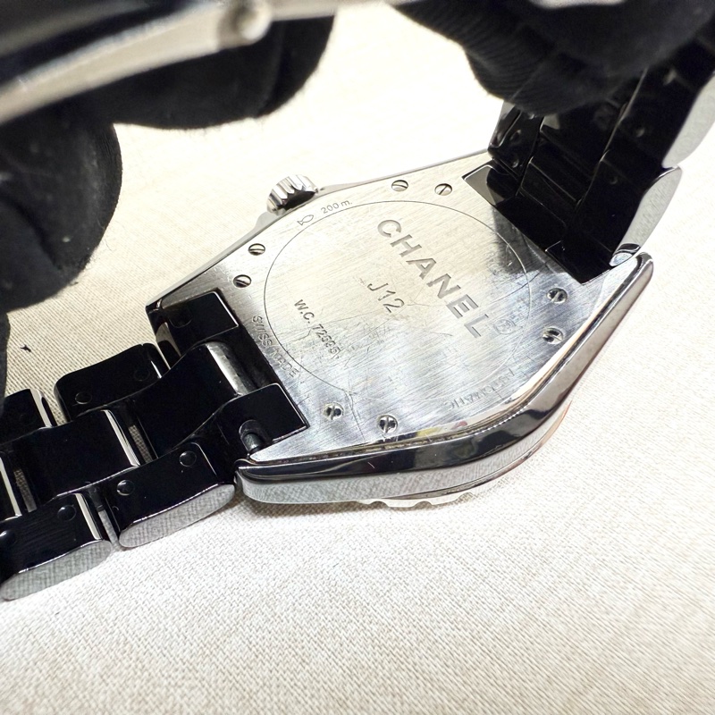 CHANEL黑色J12腕錶38MM/H0685-9