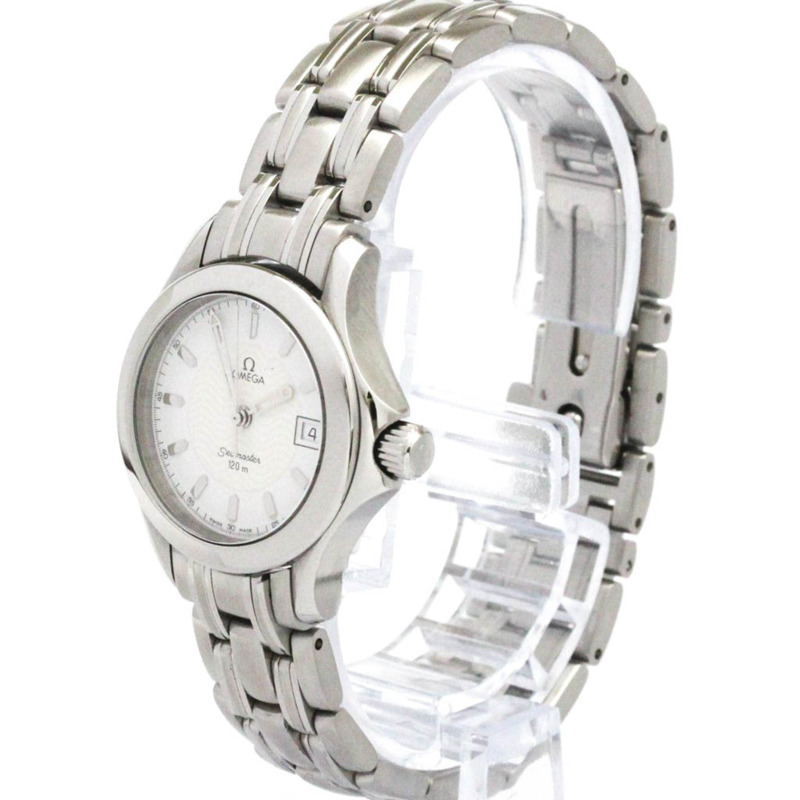 歐米茄海馬系列120公尺精鋼石英女錶 2581.21 拋光款-1