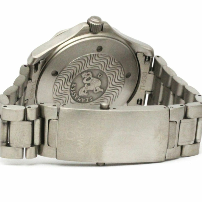 歐米茄海馬系列專業300公尺鈦金屬男士腕錶 2231.50 拋光款-4