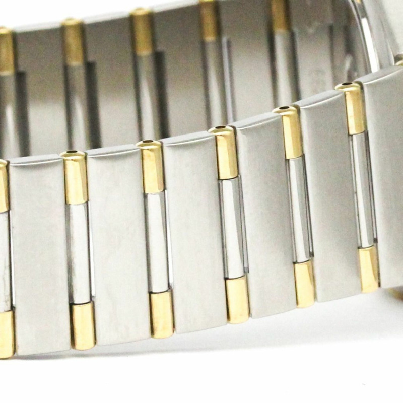 歐米茄星座系列18K金精鋼石英男士腕錶1312.30拋光款-6