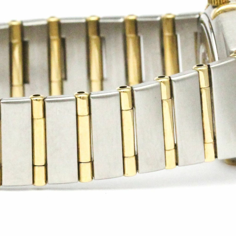 歐米茄星座系列鑲鑽珍珠貝母錶盤女士腕錶 1262.75 拋光-6