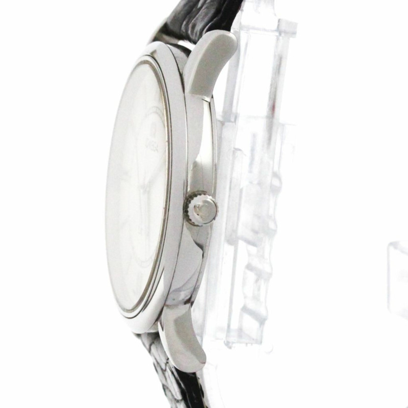 歐米茄碟飛系列尊貴款精鋼皮錶帶石英女士腕錶 7814.31.11 拋光款-3