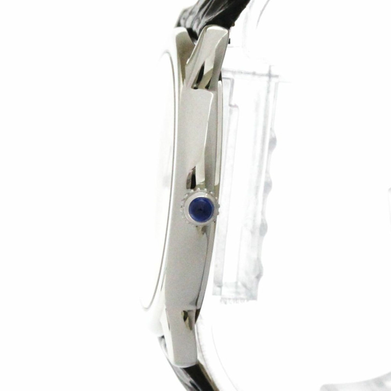 卡地亞 Ronde Solo LM 精鋼皮革石英男士腕錶 W6700255 拋光-3