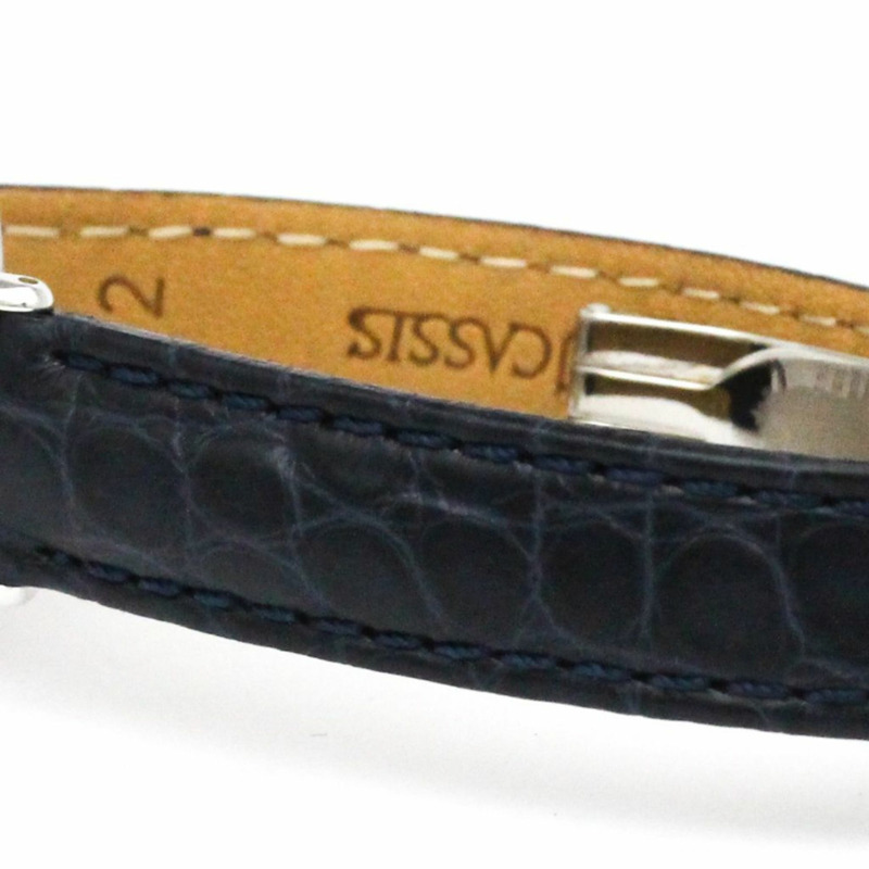 卡地亞 Must Colisee 925銀皮革石英女士腕錶-2