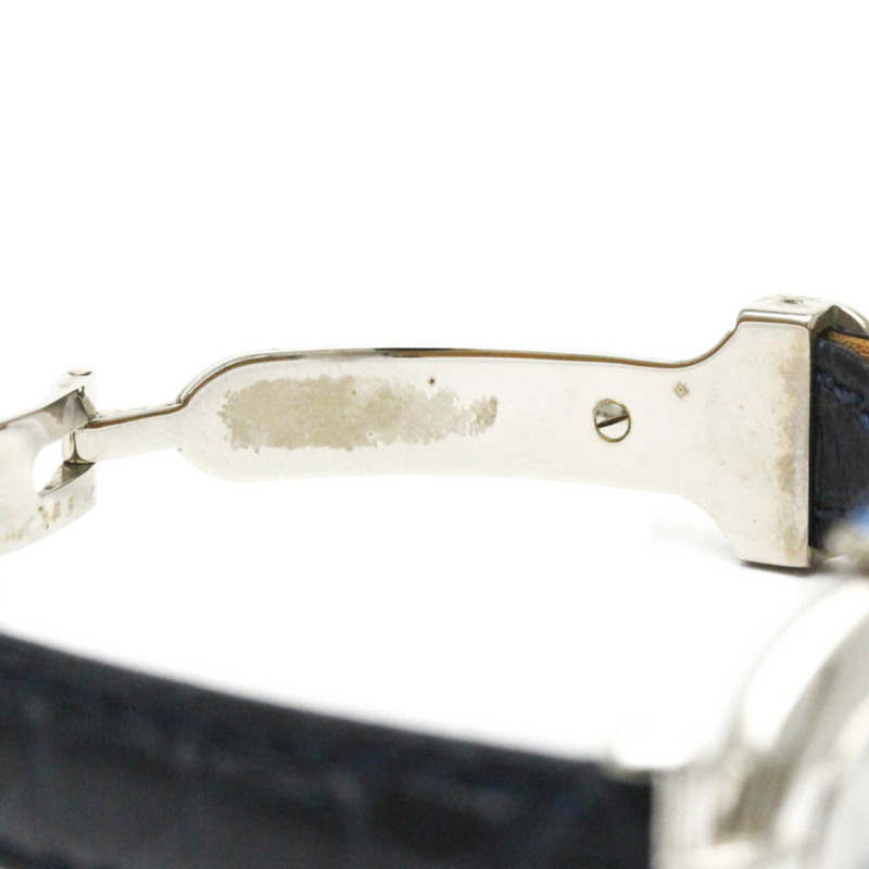 卡地亞 Must Colisee 925銀皮革石英女士腕錶-8