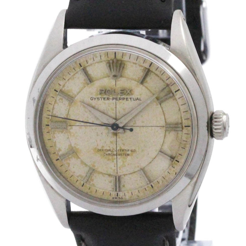 勞力士蠔式恆動不鏽鋼自動男士腕錶 6564 復古款-0