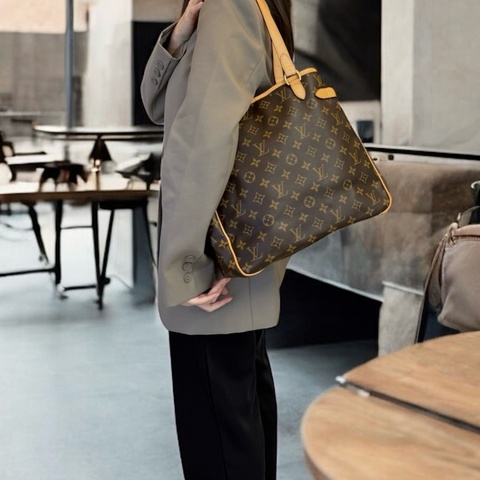 🥨超優惠路易威登LV原花直立式手提包名媛包M51153