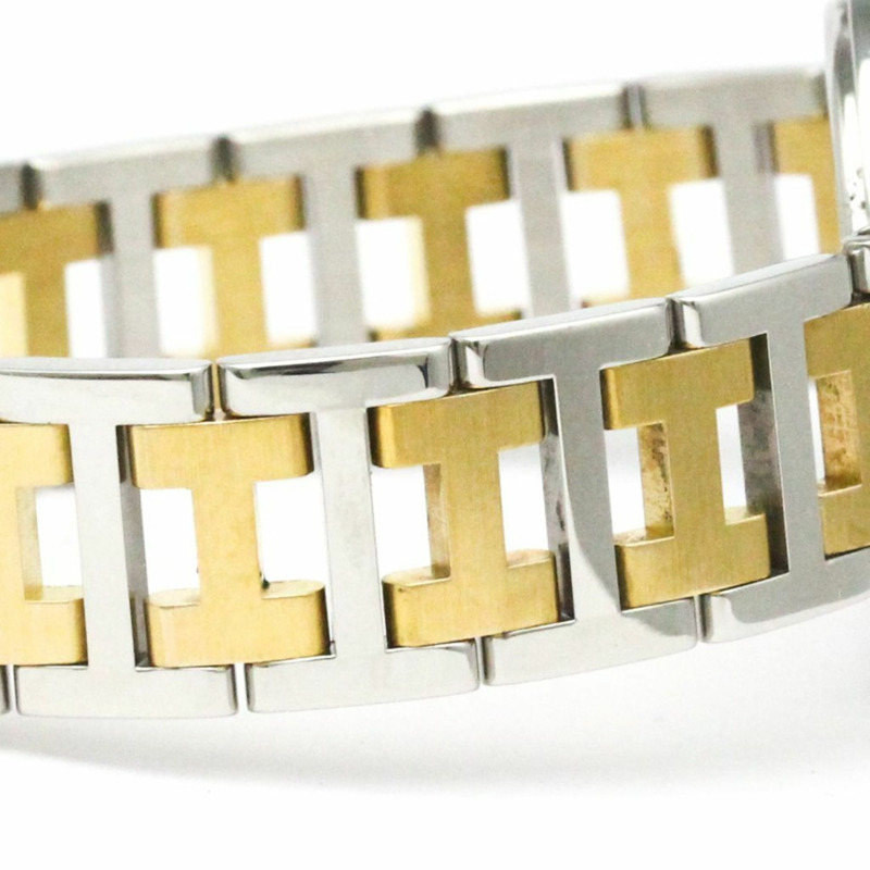 愛馬仕 Clipper 鍍金鋼石英女士腕錶 CL4.220 拋光-6