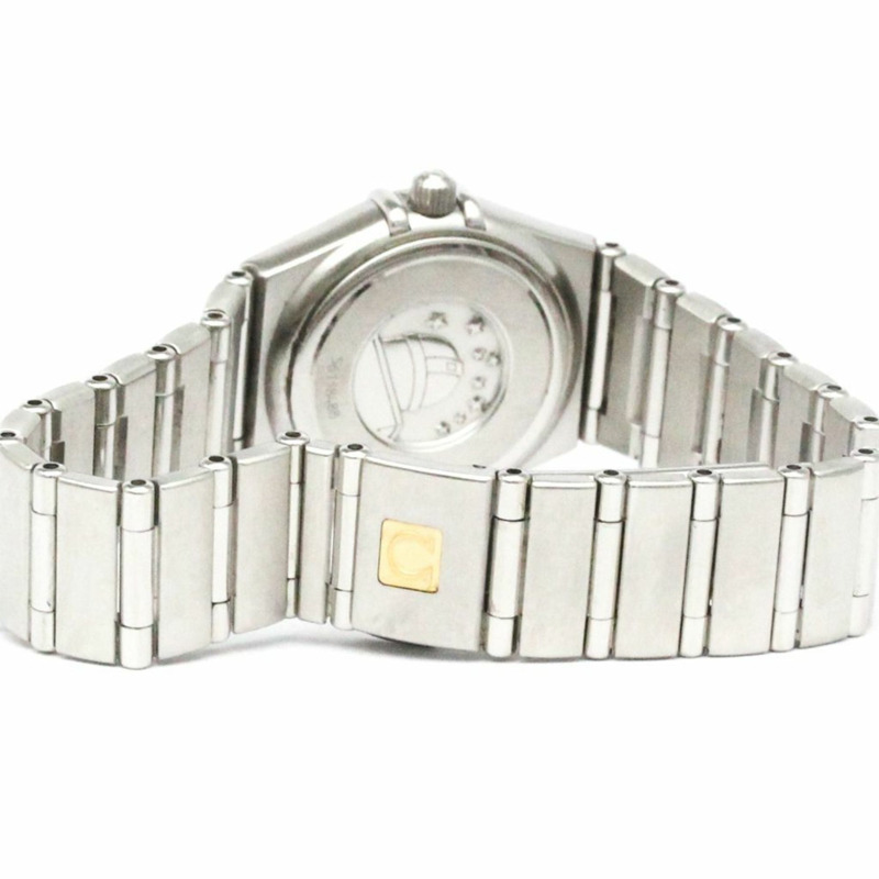 歐米茄星座系列鑽石粉紅珍珠貝母錶盤石英腕錶 1562.65-4