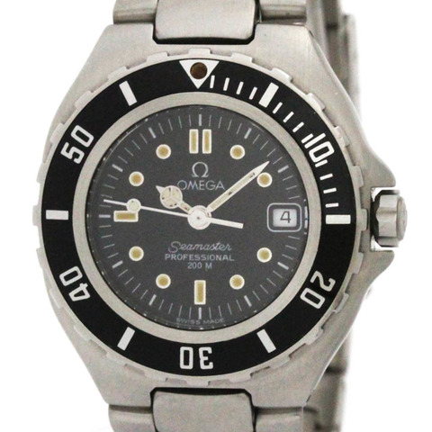 歐米茄海馬系列專業不鏽鋼女士腕錶 796.1041 拋光款