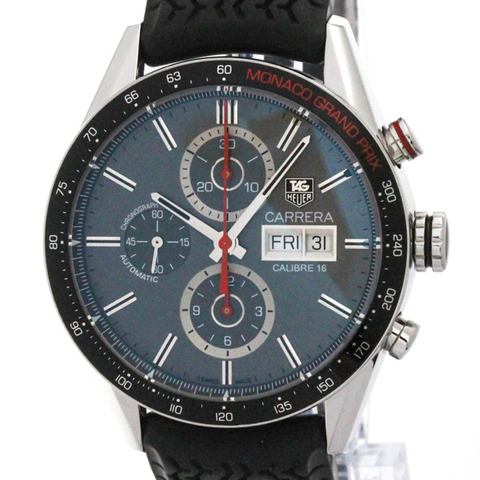 TAG HEUER 豪雅卡萊拉系列星期日曆計時摩納哥大獎賽腕錶 CV2A1M 拋光款