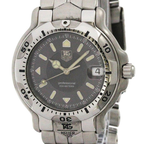TAG HEUER 6000 專業 200 公尺石英男士腕錶 WH1112 拋光