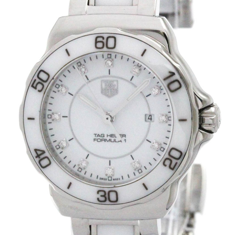 TAG HEUER 豪雅 Formula 1 鑽石陶瓷精鋼女錶 WAH1315-0