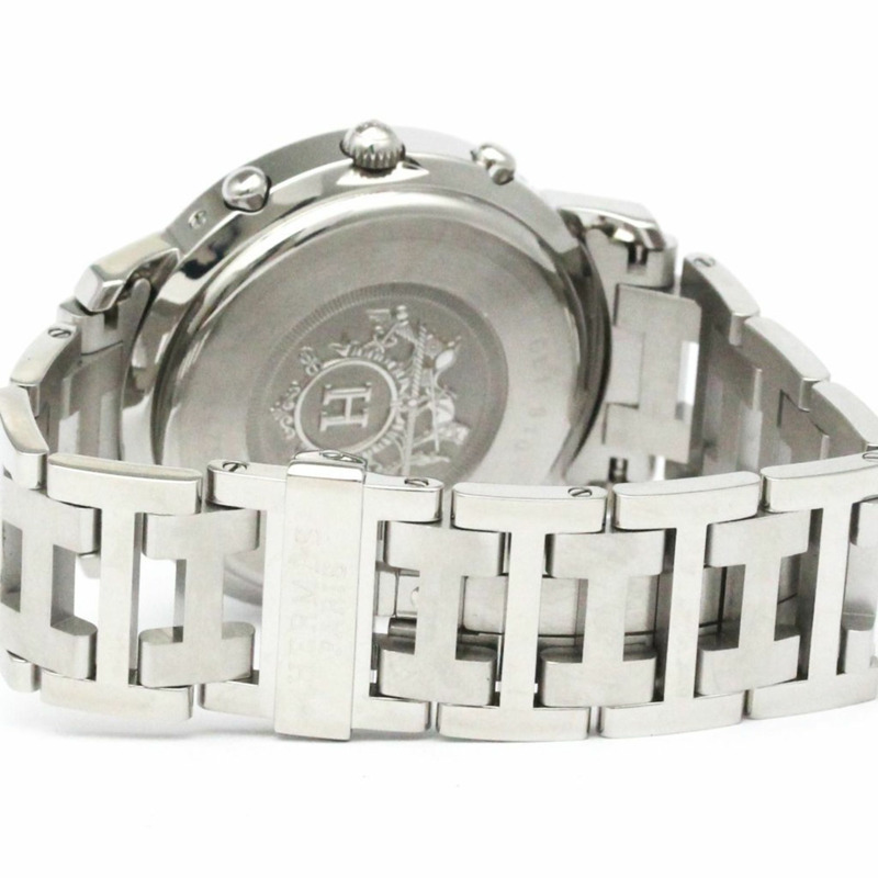 愛馬仕 Clipper 計時石英男士腕錶 CL1.910 拋光-4