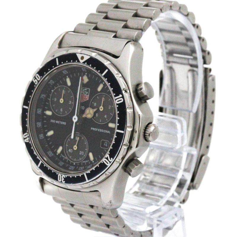 TAG HEUER 專業計時碼錶 精鋼石英男士腕錶 570.206-1