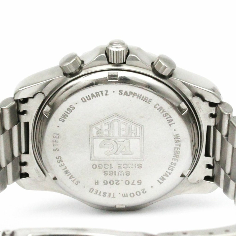 TAG HEUER 專業計時碼錶 精鋼石英男士腕錶 570.206-6