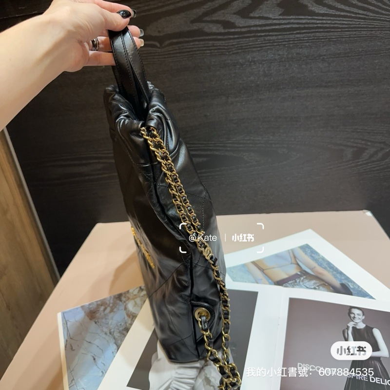 Chanel 22垃圾袋 手提後背包-3