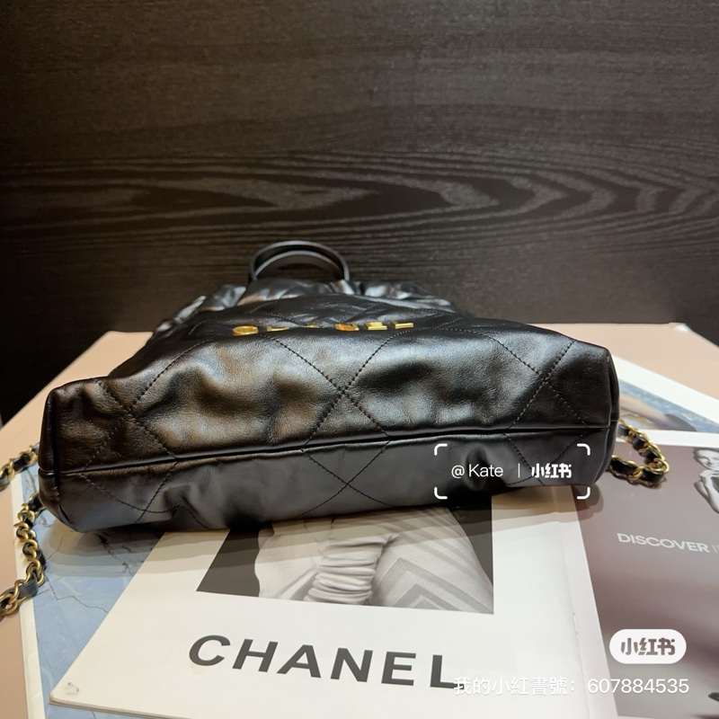 Chanel 22垃圾袋 手提後背包-5