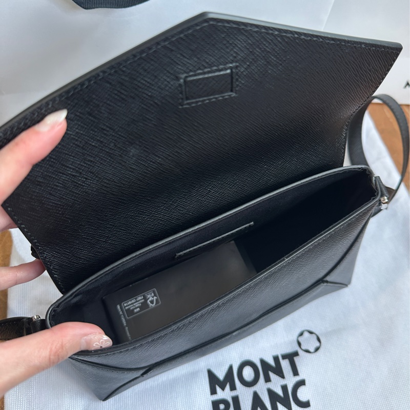 萬寶龍Montblanc經典側背包｜全新未使用-4