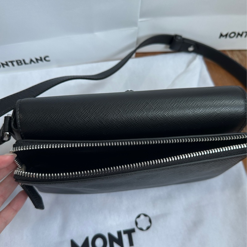 萬寶龍Montblanc經典側背包｜全新未使用-5