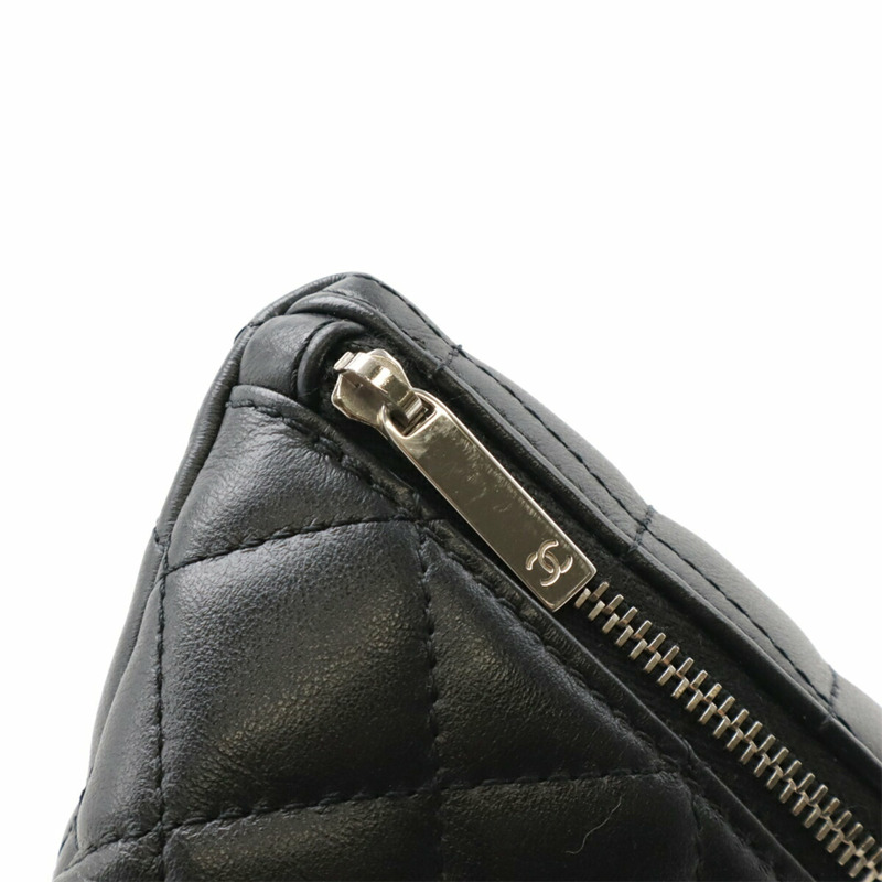 香奈兒 Matelasse 腰包，貼身腰包，非賣品，員工專用，皮革，黑色-4