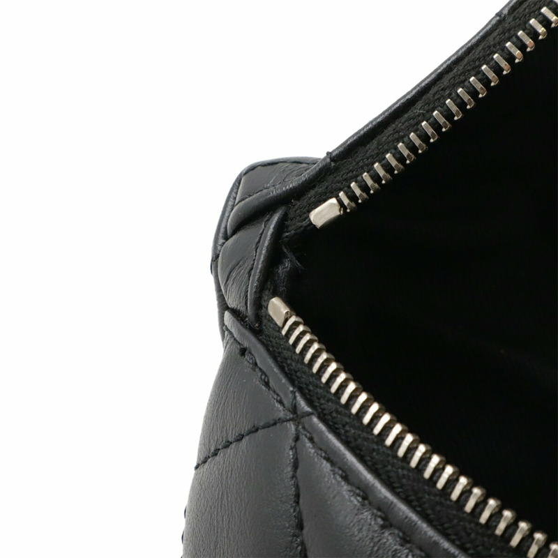 香奈兒 Matelasse 腰包，貼身腰包，非賣品，員工專用，皮革，黑色-9